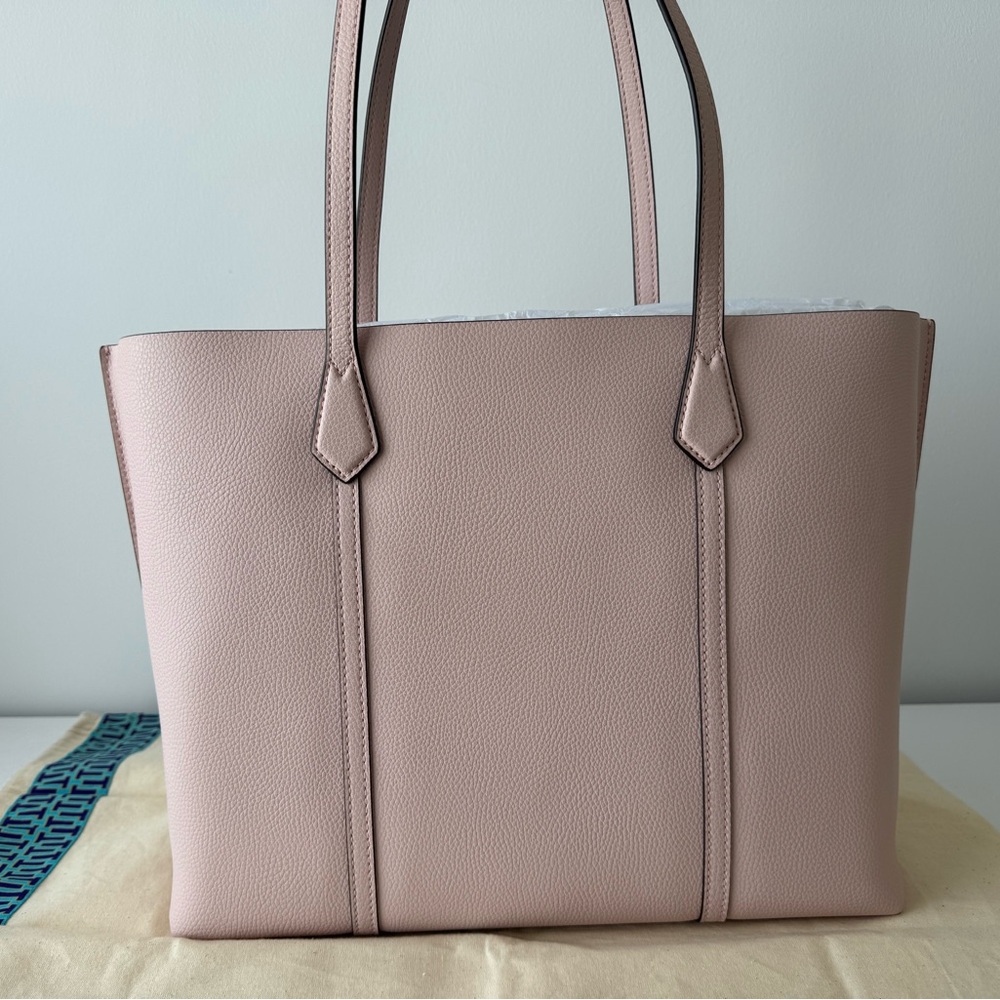 Tory Burch Perry Tote in pink sand (limited colour) - Picture 3 of 10